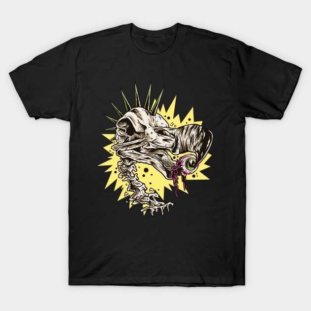 Punk Rock Dodo Bird T-Shirt by LAPublicTees